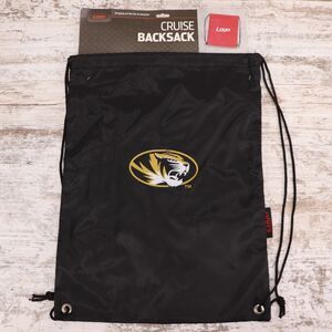 Missouri Tigers NCAA Logo Cruise String Backpack NEW